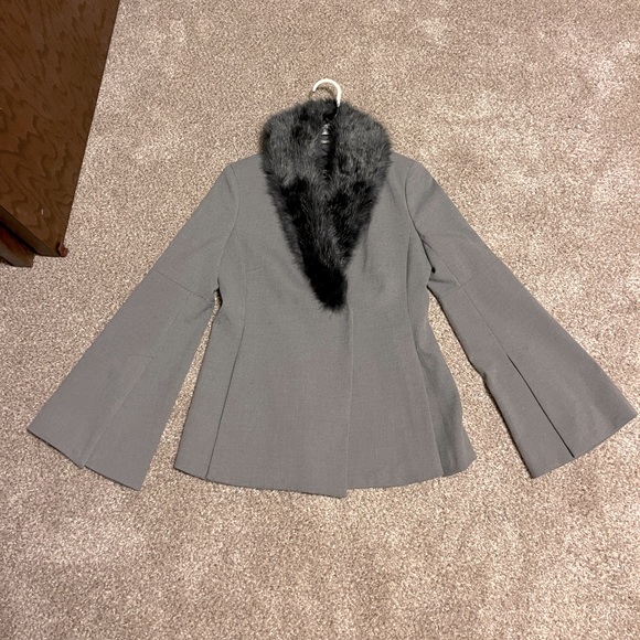 Banana Republic Jackets & Blazers - Banana Republic fur neck lined dresss jacket